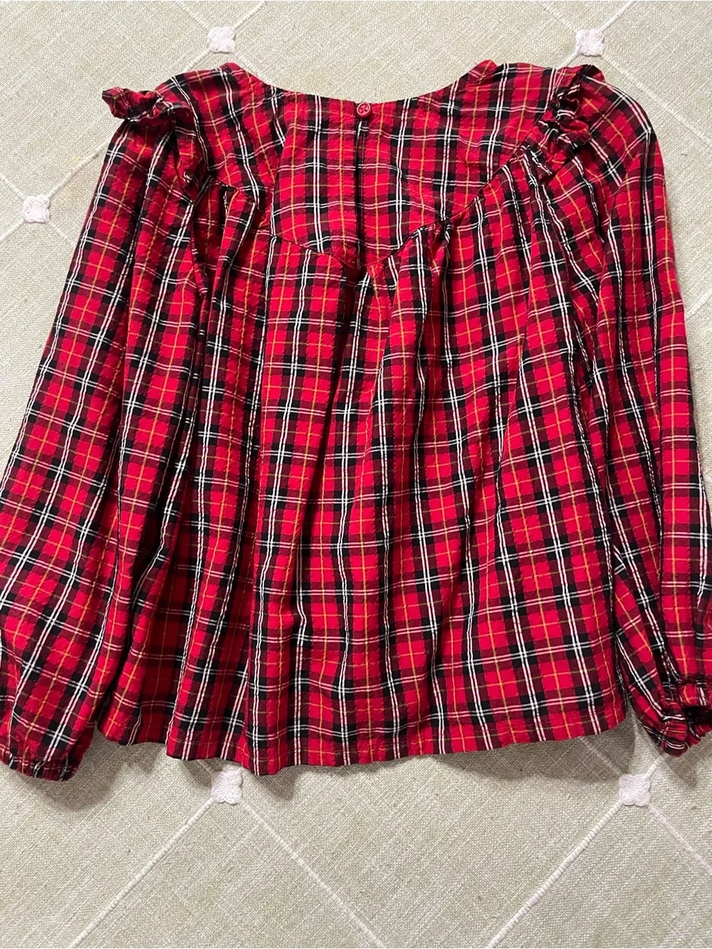 Old Navy Red Plaid Girls' Skirted Bottoms